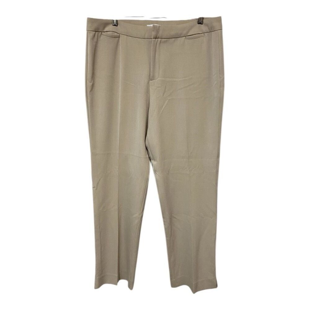 Charter Club Plus Size Tan Dress Pants Size 22W‎ NWT